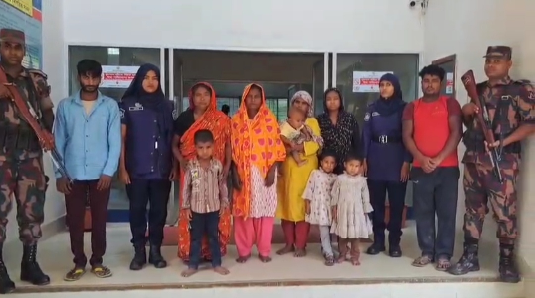 নালিতাবাড়ী সীমান্ত দিয়ে নারি, শিশু সহ ১০ জনকে পুশইন করেছে বিএসএফ