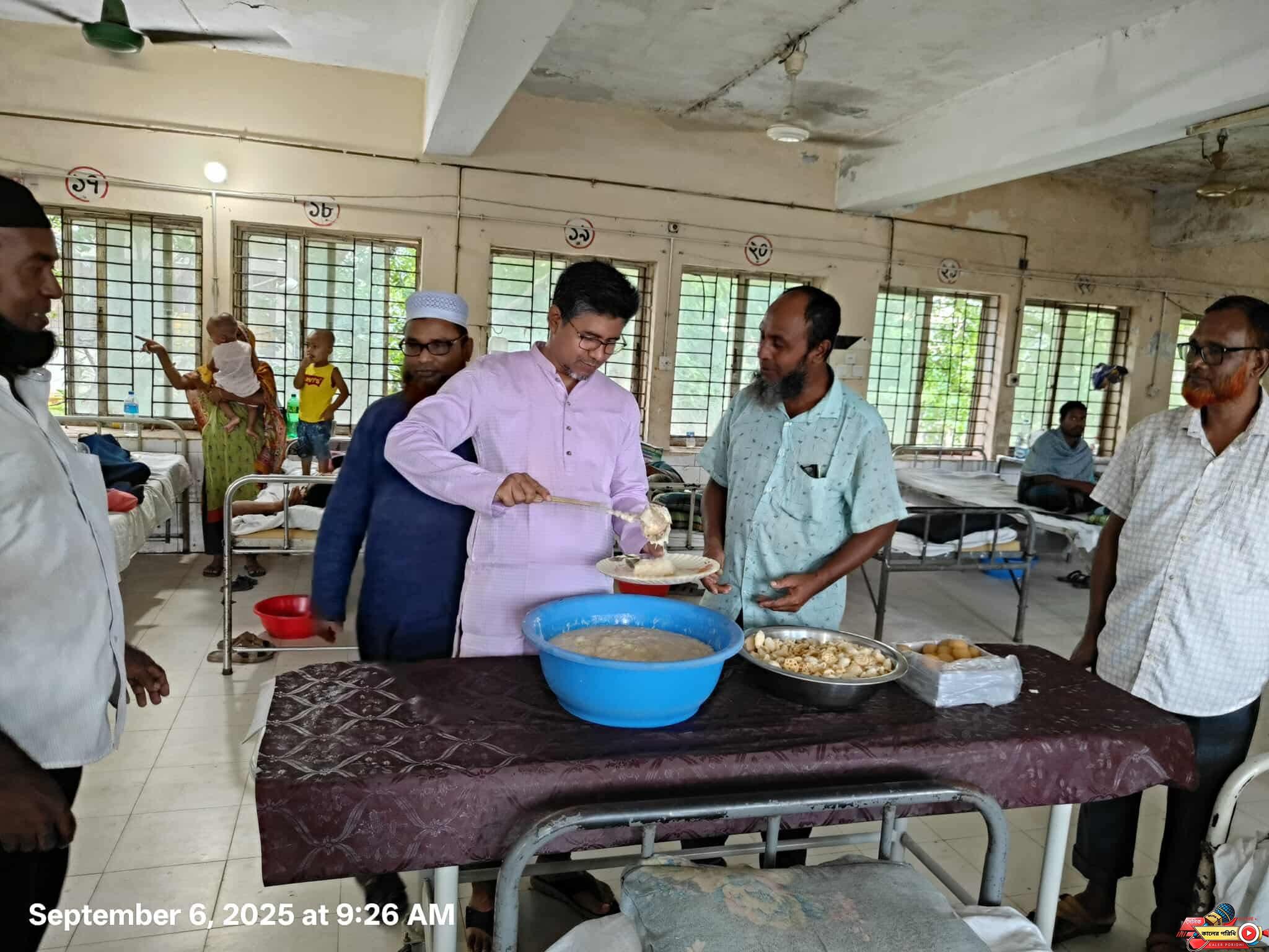 শ্রীবরদী উপজেলা স্বাস্থ্য কমপ্লেক্সে পবিত্র ঈদে মিলাদুন্নবী (সঃ) উপলক্ষে উন্নত মানের নাস্তা পরিবেশনের আয়োজন করা হয়েছে